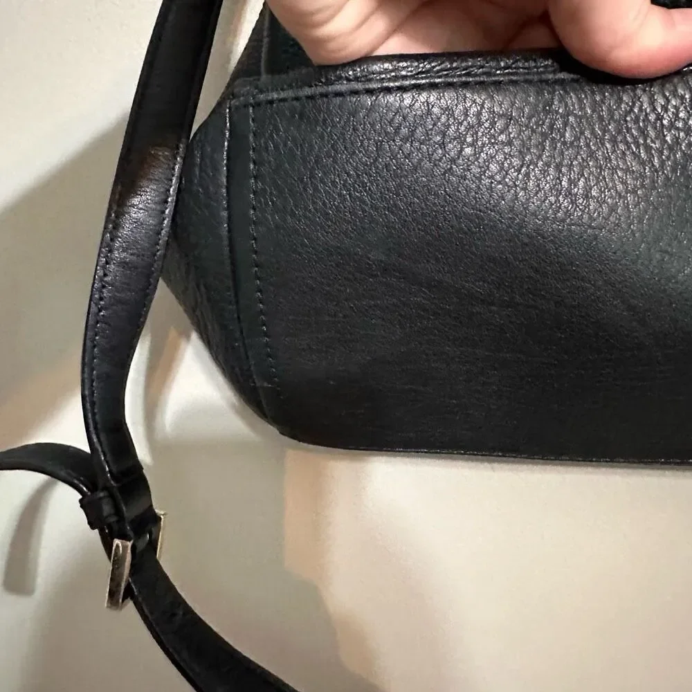 Kate Spade New York Highland Place Maria Leather Crossbody, Black